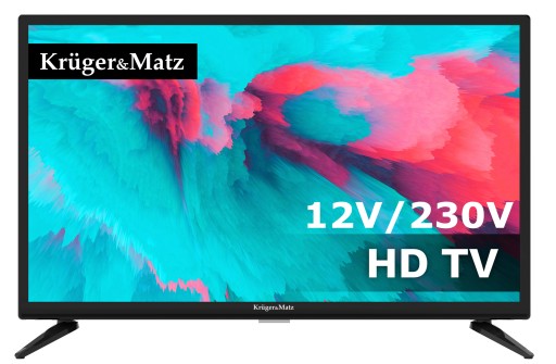TELEWIZOR SAMOCHODOWY 24'' 12V 230V KAMPER JACHT