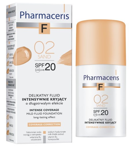 PHARMACERIS F FLUID INTENSYWNIE KRYJĄCY 02 SAND