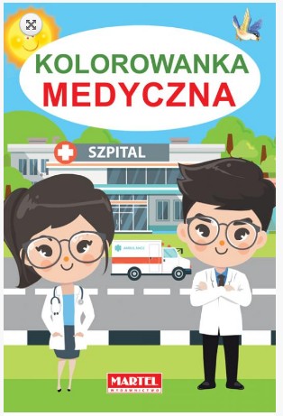 KOLOROWANKA malowanka Medyczna MAR-16