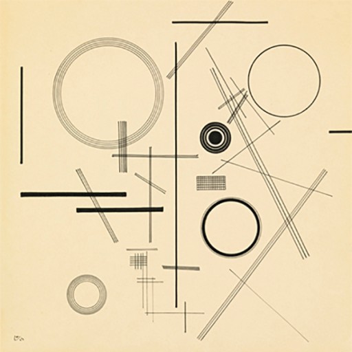 Rep W. Kandinsky Bez tytułu 100x100cm obraz płótno