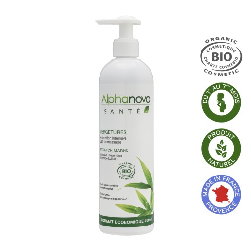 Alphanova Sante, Mleczko przeciw rozstępom, buteleczka z pompką, 400ml []