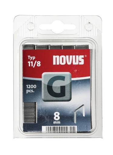 Zszywki do zszywacza typ G 11 8mm NOVUS [1200 szt.]