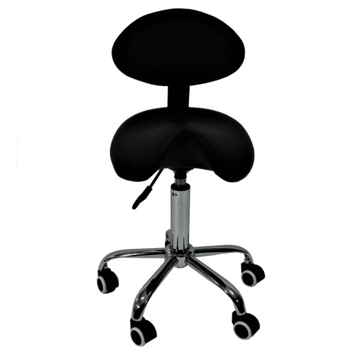 TABORET KOSMETYCZNY STOŁEK SIODŁO KRZESŁO OPARCIE