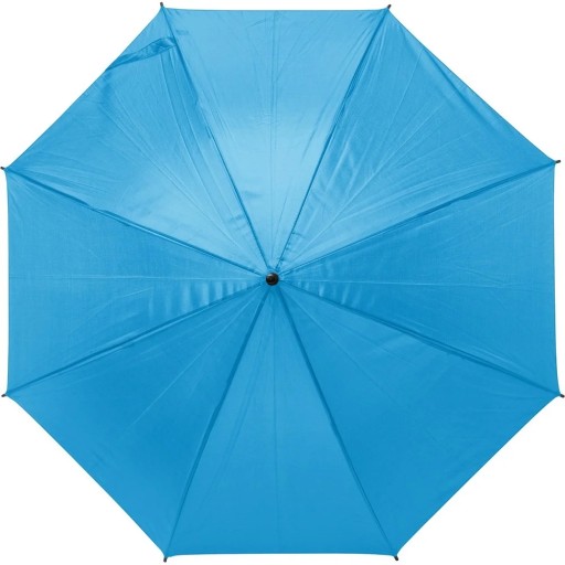 Parasol automatyczny, poliester 170T, błękitny