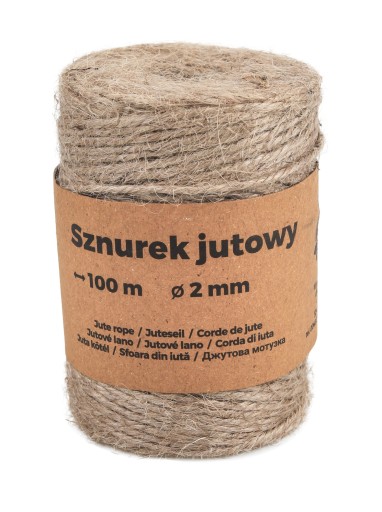 SZNUREK JUTOWY 2 mm x 100 m