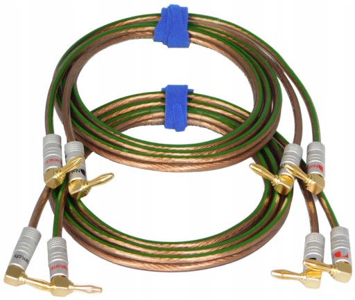 2x SOMMER ORBIT GŁOŚNIKOWY OFC 4 mm2 BANANOWE 2,5m