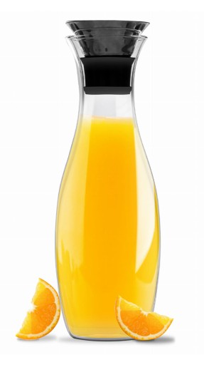 Karafka na wodę i napoje Vialli Design AMO 1300ml Drip Free 29798 (czarna)