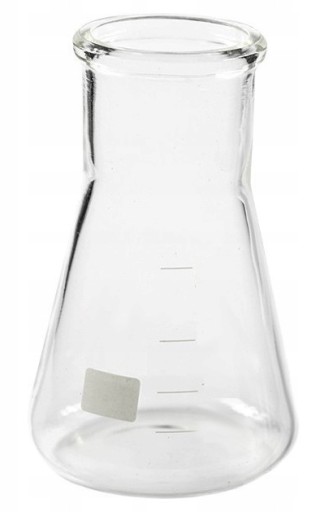 Kolba stożkowa 250 ml SZEROKA SZYJA szkło