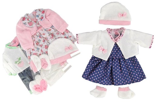 ubranko BABY dla lalki BORN sukienka UBRANKA 40cm 61