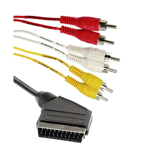 Kabel DPM EN04 SCART (Euro) - 6x RCA (cinch) 1,5 m