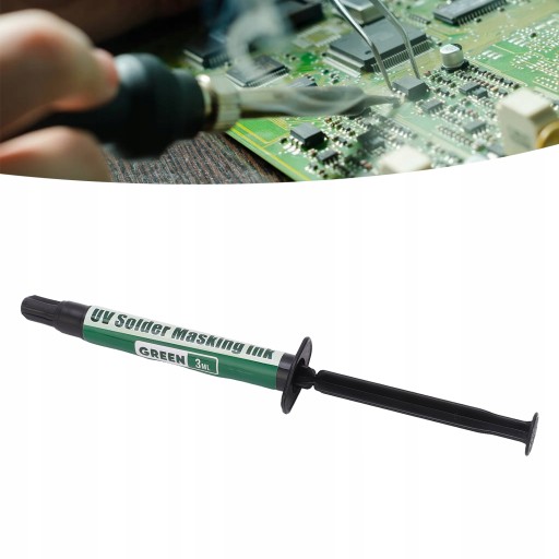 SOLDER MASK SOLDERMASKA MASKA UV ZIELONY PCB 3CC