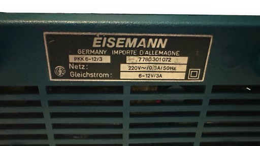 Prostownik Eisemann Bosh 6/12
