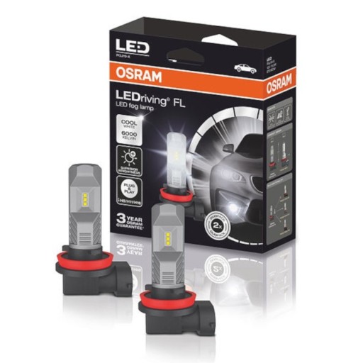Żarówki OSRAM LEDriving FL H8 / H11 / H16 + Alkotest jednorazowy