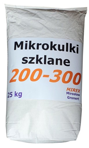MIKROKULKI SZKLANE KULKI DO SZKIEŁKOWANIA 25 kg