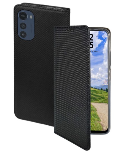 Etui do Motorola E32 E32S PORTFEL MAGNET + SZKŁO