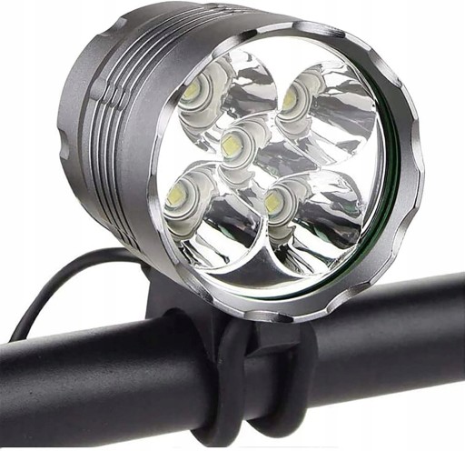 LAMPA ROWEROWA REFLEKTOR PRZÓD NA ROWER LED MOCNA
