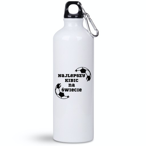 Butelka/bidon 800 ml prezent dla kibica piłki nożnej, piłka nożna + imię, 9