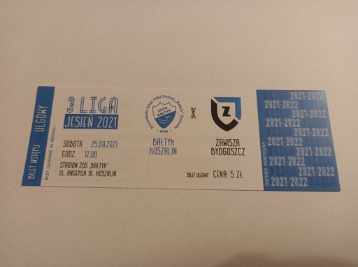 BAŁTYK KOSZALIN - ZAWISZA BYDGOSZCZ 25-09-2021