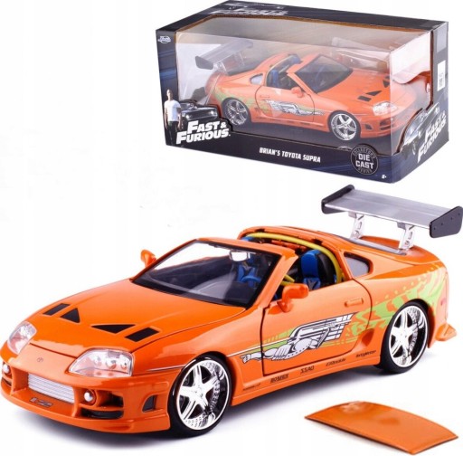 Model Samochodu Jada-Toys Fast&Furious Szybcy i Wściekli Toyota Supra Brian