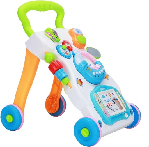Baby Walker First Step 2 in1 Electronic Educational Toy with Music