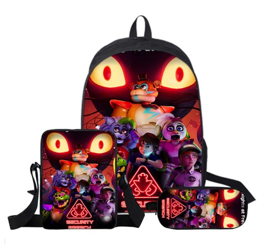 FNAF SECURITY BREACH ZESTAW PLECAK TORBA PIÓRNIK