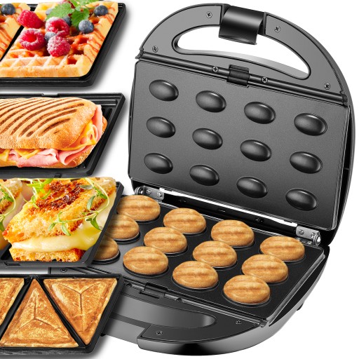 OPIEKACZ TOSTER 5W1 GOFROWNICA GRILL PANINI 1200W