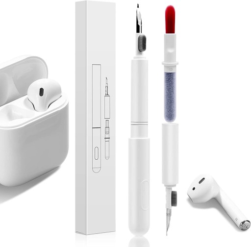 CZYŚCIK ZESTAW DO CZYSZCZENIA SŁUCHAWEK AirPod 4w1