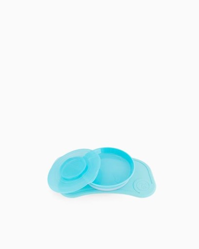 Twistshake Click Mat Mini + talerz Pastel Blue