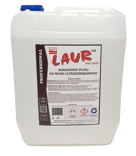 Koncentrat płynu do myjek ultradźwiękowych LAUR Pro PMU-5000 poj. 5L