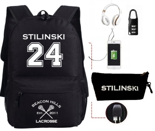 РЮКЗАК USB STILINSKI TEN WOLF + ЧЕХОЛ-КАРАНДАШ