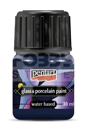 FARBA NIEBIESKA DO PORCELANY SZKŁA 30ml PENTART