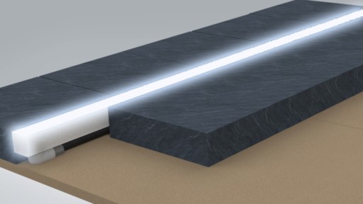 LISTWA LED KOSTKI BRUKOWEJ 160cm IP68 BRUK Line