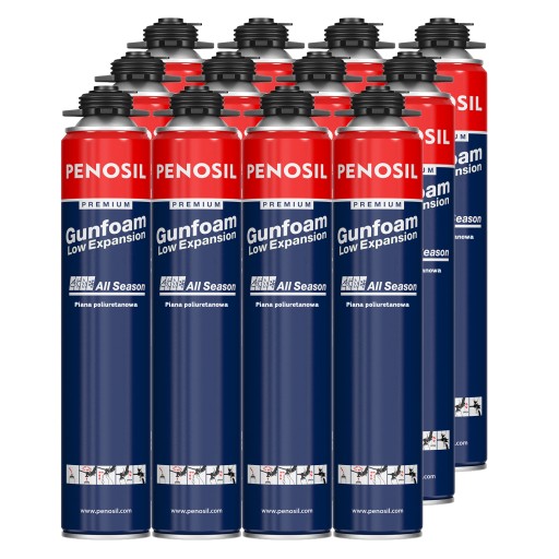 12x Pianka Montażowa Penosil Low Expansion WYDAJNA od - 10 C
