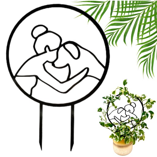 Podpórki do kwiatów roślin podpórka podpora pergola LOVE DOGS L 40cm KOLORY