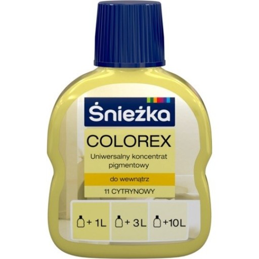 COLOREX PIGMENT CYTRYNOWY 100 ML ŚNIEŻKA