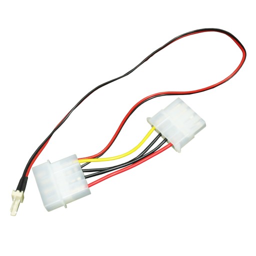 AABCOOLINGC16 PRZEJSCIOWKA MOLEX ZASILANIE WENTYLATOR-A 2,3,4-PIN 12V Z ATX