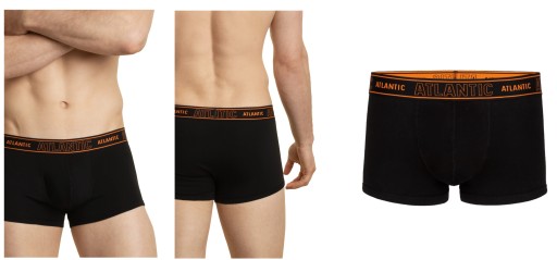 ATLANTIC Bokserki męskie efekt uniesienia PUSH-UP MH 1191/02 *XXL* czar