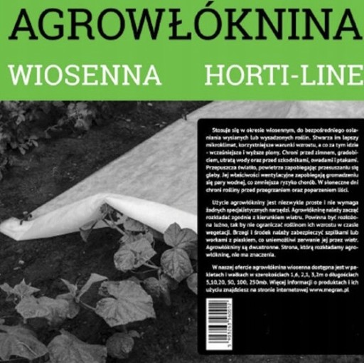 AGROWŁÓKNINA WIOSENNA BIAŁA- 2,1X5