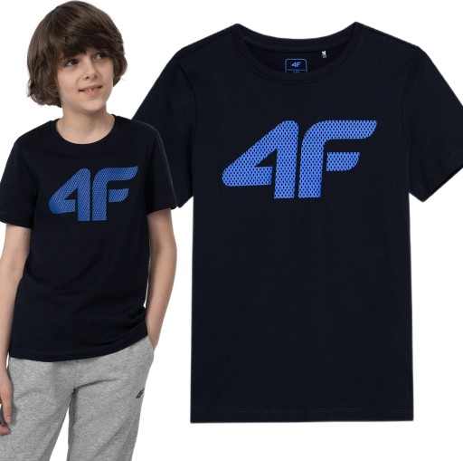 T-SHIRT CHŁOPIĘCY 4F KOSZULKA BAWEŁNA TTSHM293