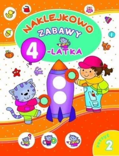 Naklejkowo Zabawy 4-latka