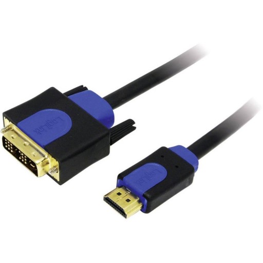 DVI-D-HDMI Kabel TV Monitor LogiLink