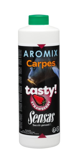 SENSAS AROMIX CARP TASTY STRAWBERRY 500ML TRUSKAWK