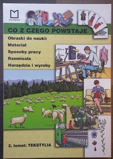 CO Z CZEGO POWSTAJE - TEKSTYLIA -Zestaw edukacyjny