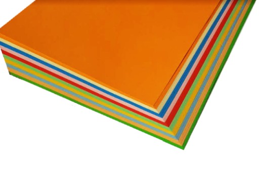 PAPIER KSERO MIX A4 80g - KOLOROWY - 10 kolorów