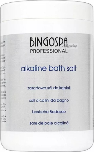 BINGOSPA PROFESSIONAL Zasadowa sól do kąpieli 1000 g