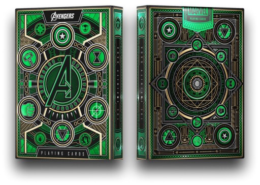 Theory11 AVENGERS GREEN EDITION - karty klasyczne