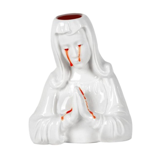 Świecznik płacząca Dziewica Maryja Świeca