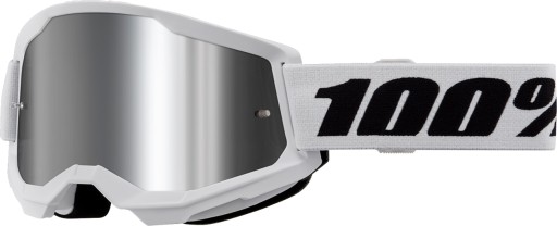 Gogle 100% Strata 2 White mirror