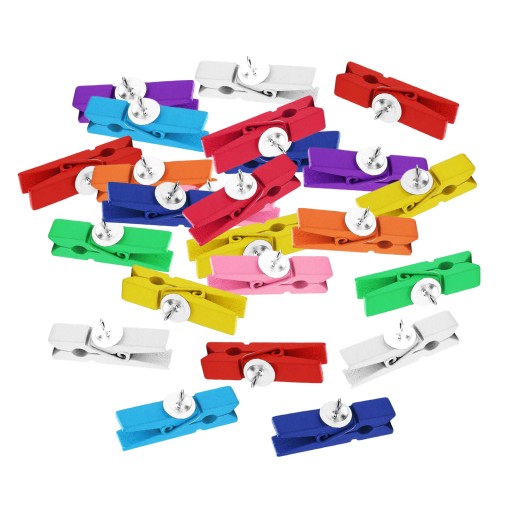 100x Push Pin Clips for Cork Boards Thumbtacks for