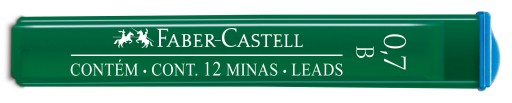 FABER-CASTELL Rysiki grafity do ołówka 0,7 mm B
